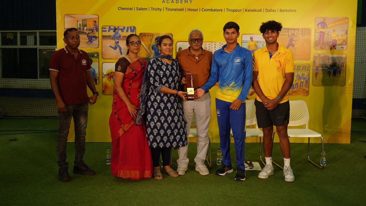 Super Kings Academy names special awards after VB Chandrashekhar, DJ Gokulakrishnan, Rachin Ravindra felicitates winners